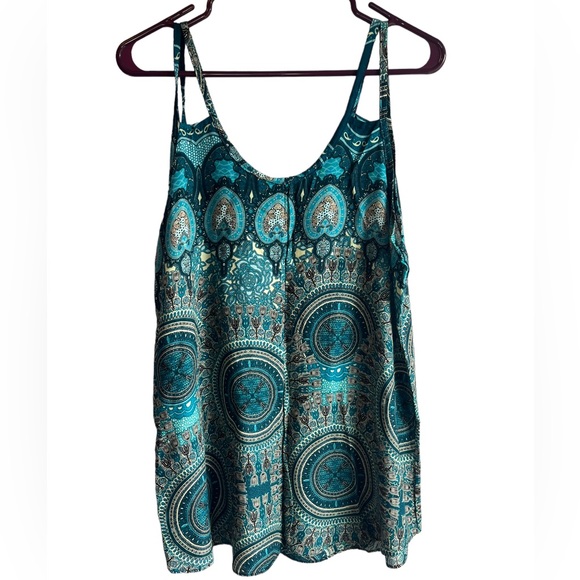 Boutique Blue Print Tank - Picture 4 of 4